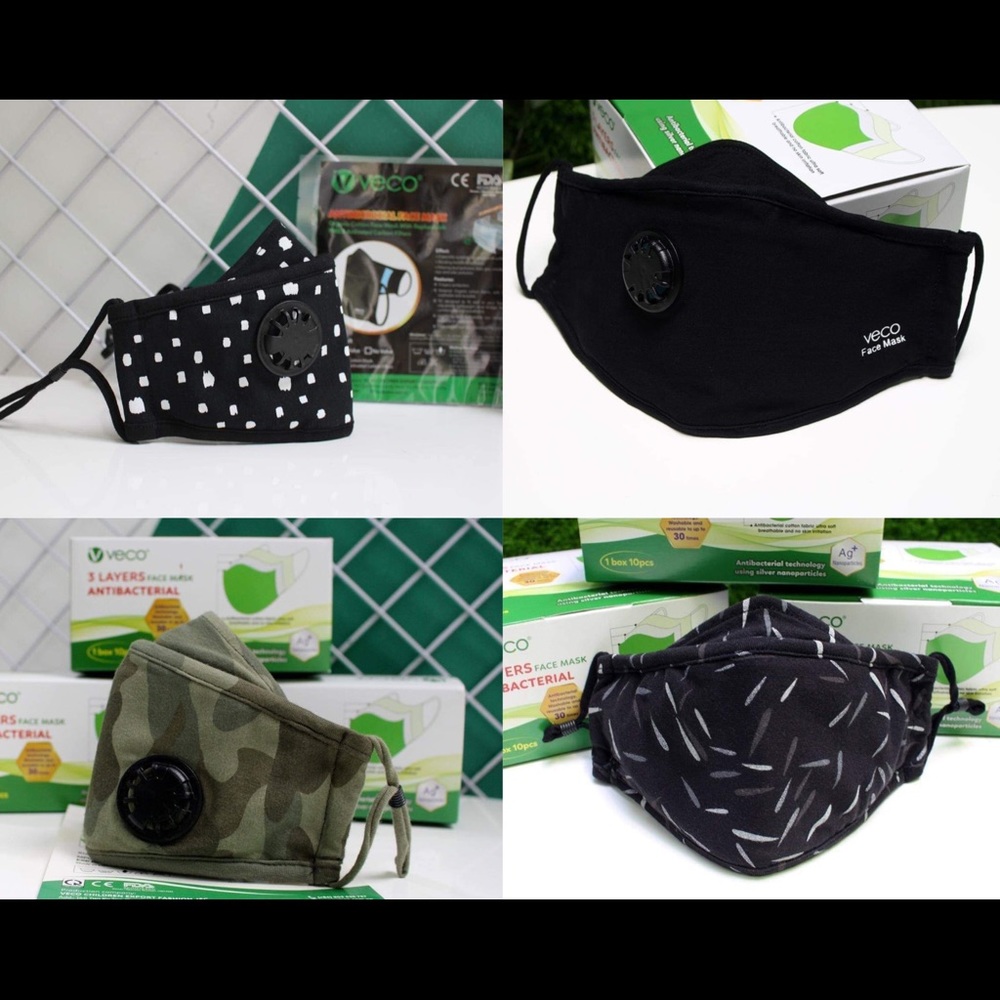 5- Layer Winter Face Mask with filters+ valve